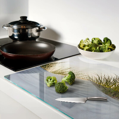 Schneidebrett Grünes Gras vor dem Himmel