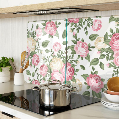 Schneidebrett Rosenmuster