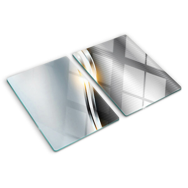 Glas schneidebrett Abstraktes Muster mit Linien