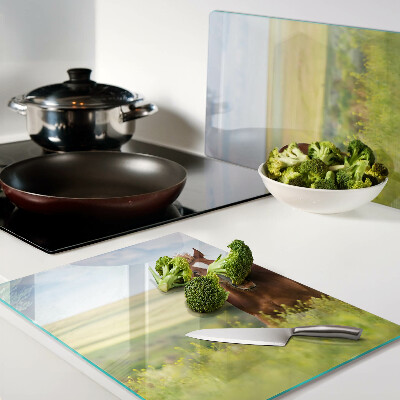 Schneidebrett Ein Pferd auf der Wiese