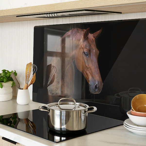 Schneidebrett Porträt eines Pferdes