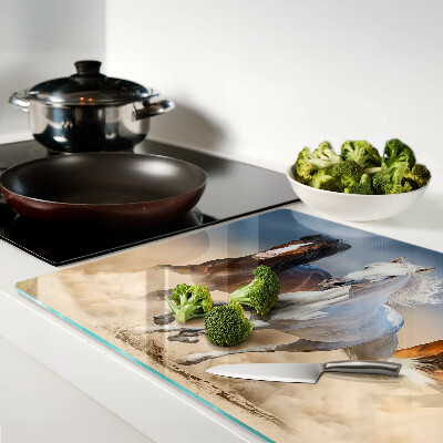 Glas schneidebrett Drei galoppierende Pferde