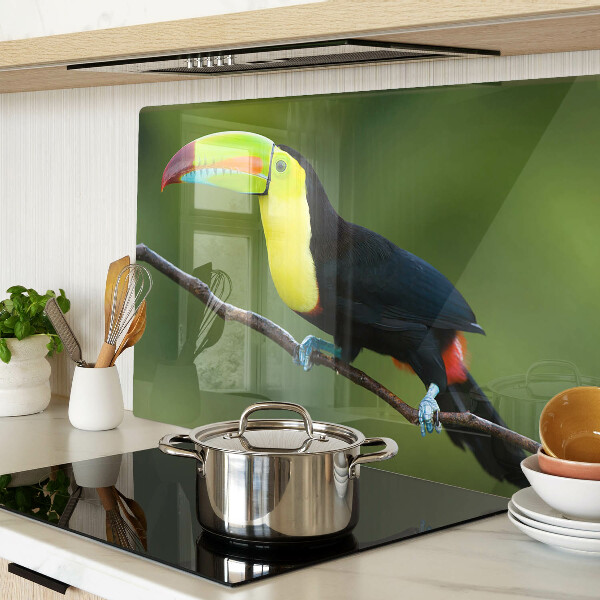 Schneidebrett Tukan auf einem Ast