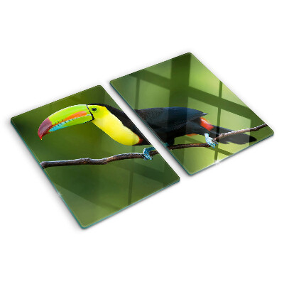 Schneidebrett Tukan auf einem Ast