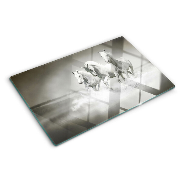 Schneidebrett Glas mit Motiv 