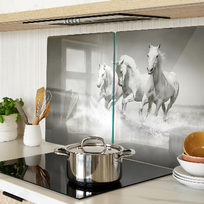 Schneidebrett Glas mit Motiv 