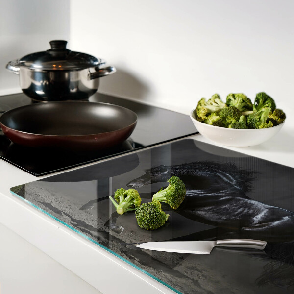 Glas-Schneidebrett mit Motiv