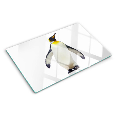 Schneidebrett glas Pinguin auf dem Eis