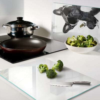 Schneidebrett Hund mit Sonnenbrille