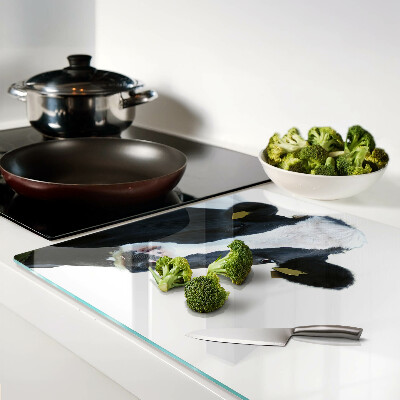 Glas schneidebrett Interessante Kuh