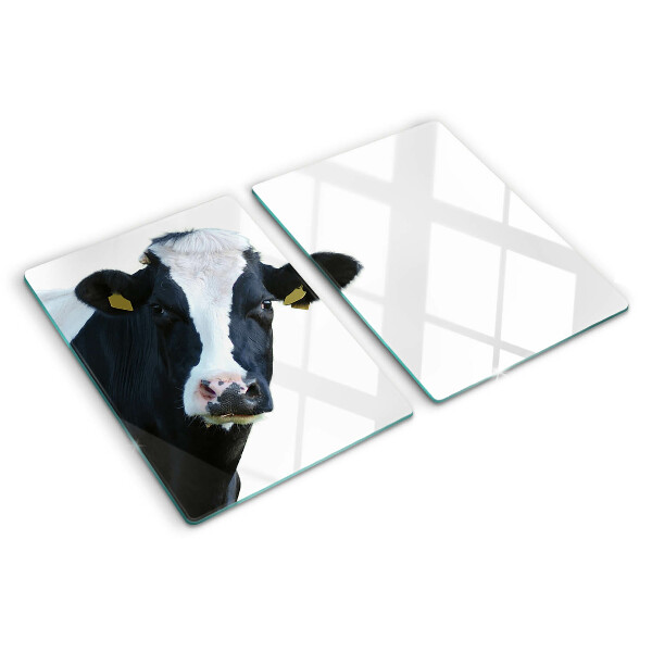 Glas schneidebrett Interessante Kuh