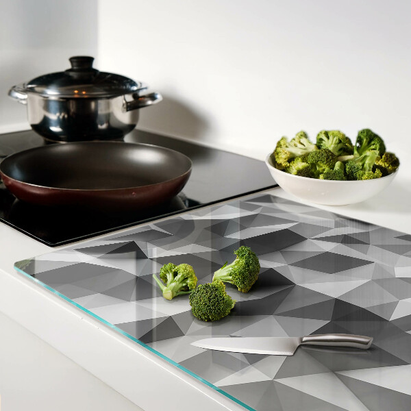 Glas schneidebrett Abstraktes geometrisches Muster