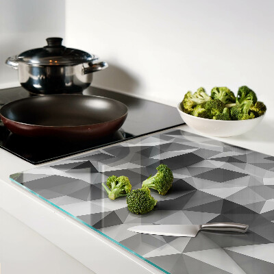 Glas schneidebrett Abstraktes geometrisches Muster