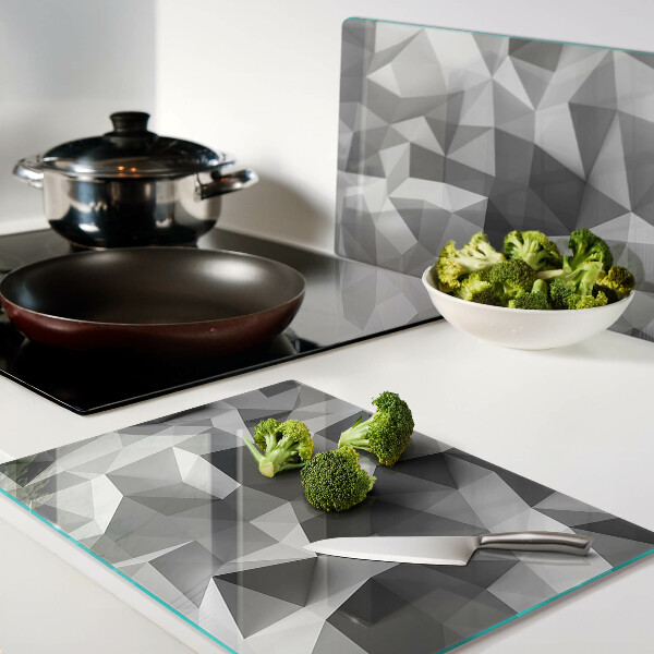 Glas schneidebrett Abstraktes geometrisches Muster