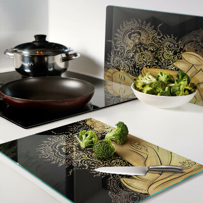 Schneidebrett Buddha in Meditation