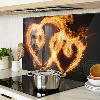 Schneidebrett Brennendes Herz