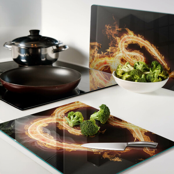 Schneidebrett Brennendes Herz