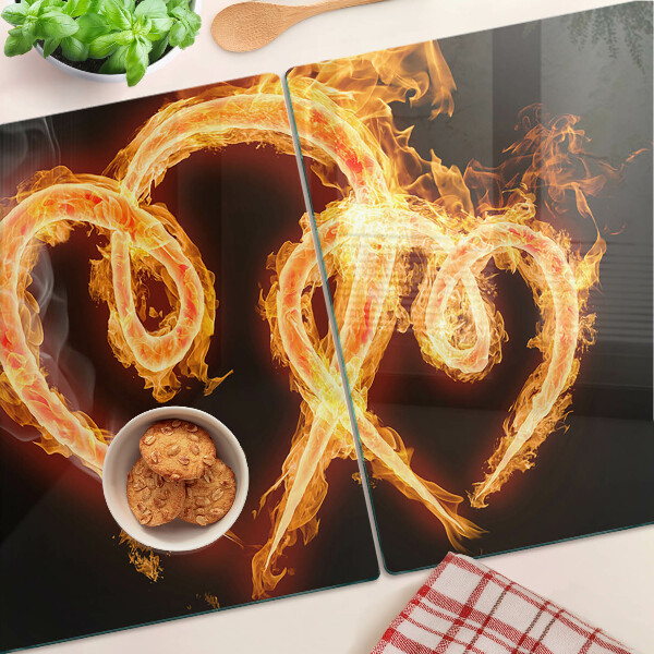 Schneidebrett Brennendes Herz