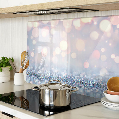 Glas schneidebrett Funkelnde Lichter mit Diamantakzent