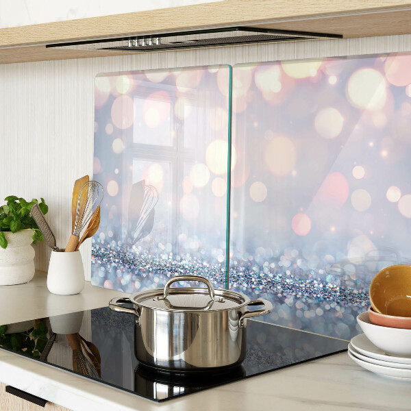 Glas schneidebrett Funkelnde Lichter mit Diamantakzent