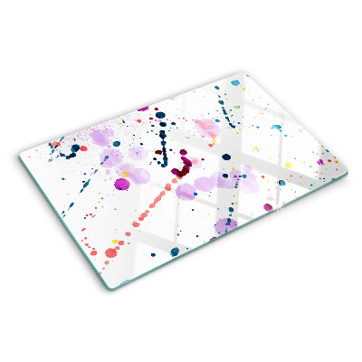Schneidebrett Abstrakte Farbspritzer