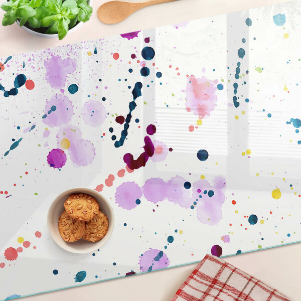 Schneidebrett Abstrakte Farbspritzer