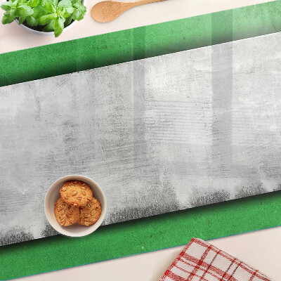 Glas-Schneidebrett mit grün-grauem Linienmuster