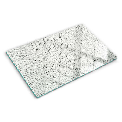 Schneidebrett Glas mit strukturiertem Muster in Grautönen