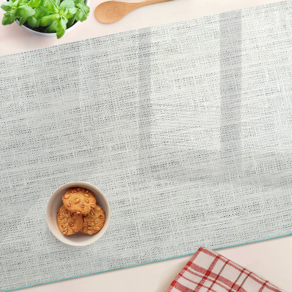 Schneidebrett Glas mit strukturiertem Muster in Grautönen