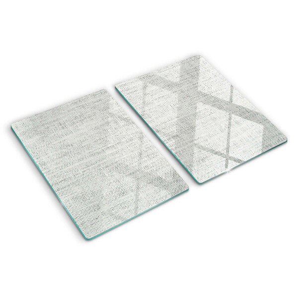 Schneidebrett Glas mit strukturiertem Muster in Grautönen