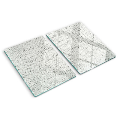 Schneidebrett glas Strukturiertes Muster in Grautönen