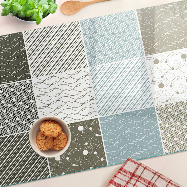 Glas schneidebrett Geometrische Muster und Linien