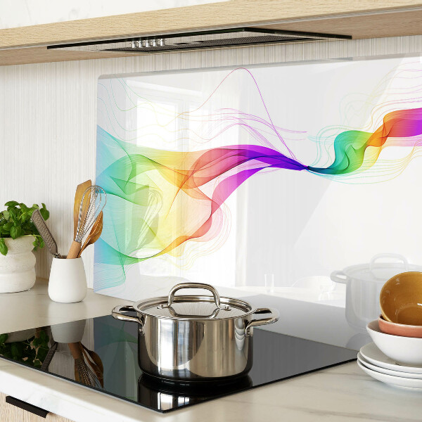 Schneidebrett glas Regenbogenfarben