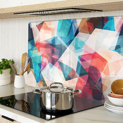 Schneidebrett Abstrakte Geometrien in Pastellfarben