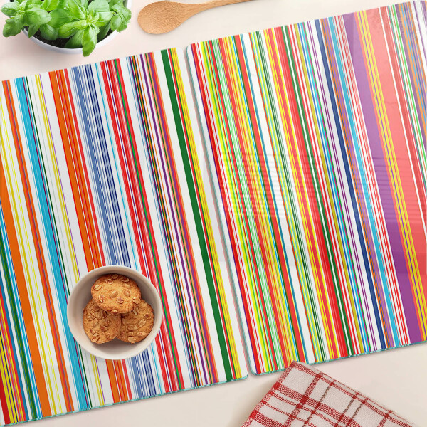 Schneidebrett Bunte Streifen
