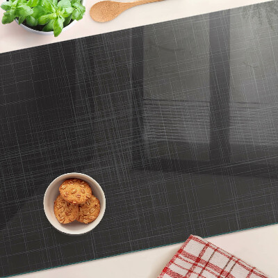 Glas schneidebrett Geometrie von Linien und Schatten