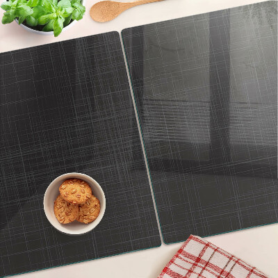 Glas schneidebrett Geometrie von Linien und Schatten