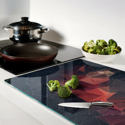 Schneidebrett Abstrakte Geometrie in Rottönen