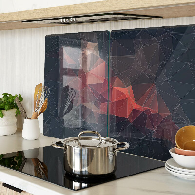 Schneidebrett Abstrakte Geometrie in Rottönen