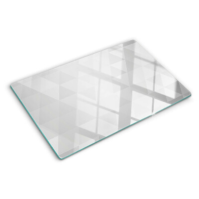 Schneidebrett glas Geometrische Muster in Grautönen