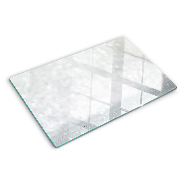 Schneidebrett mit Funkel-Effekt und Bokeh-Optik