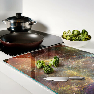 Schneidebrett glas Kosmische galaktische Landschaft