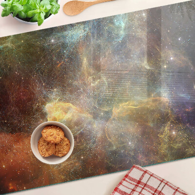 Schneidebrett glas Kosmische galaktische Landschaft