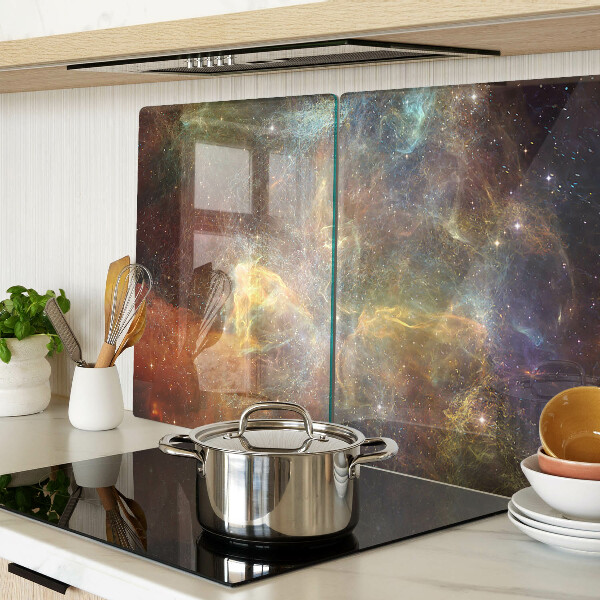 Schneidebrett glas Kosmische galaktische Landschaft