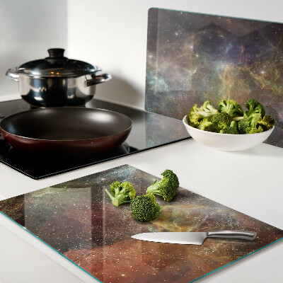 Schneidebrett glas Kosmische galaktische Landschaft