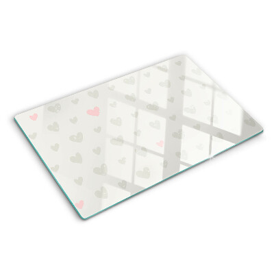 Schneidebrett Herzen in verschiedenen Farben