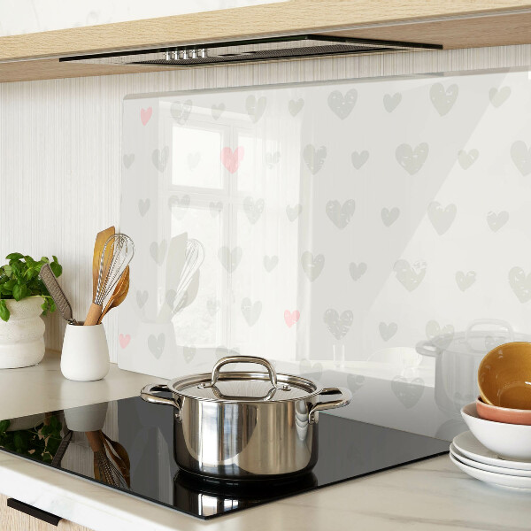 Schneidebrett Herzen in verschiedenen Farben