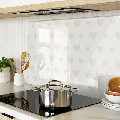 Schneidebrett Herzen in verschiedenen Farben