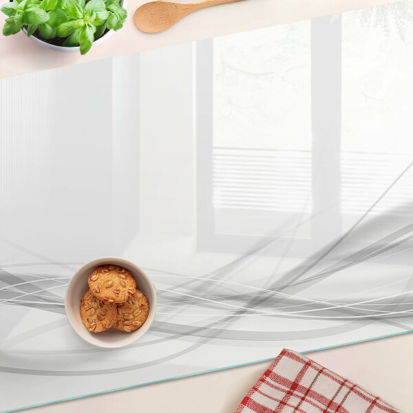 Schneidebrett glas Abstrakte Linien und Wellen