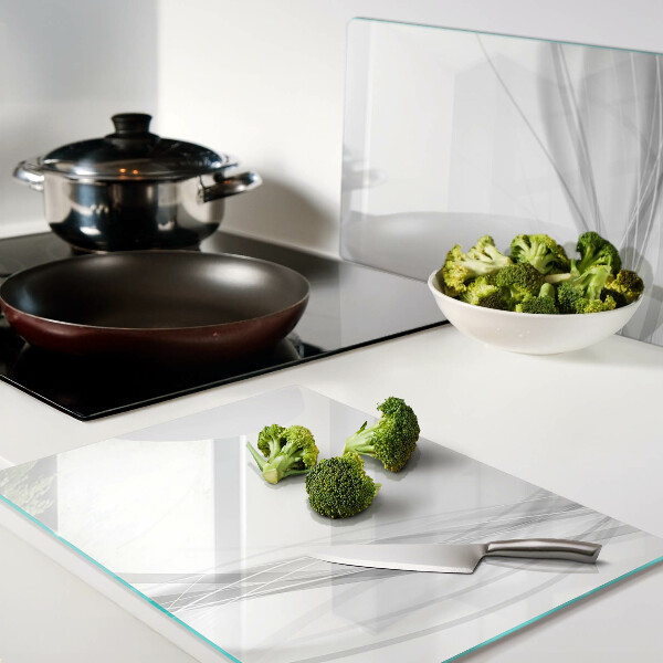 Schneidebrett glas Abstrakte Linien und Wellen